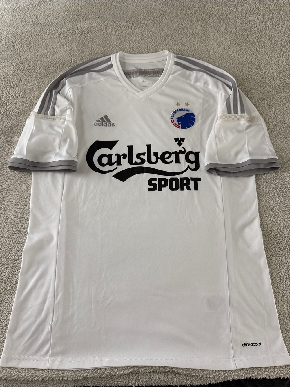 RARE FC Copenhagen 🇩🇰 2014-15 Home Adidas Danish Super League Jersey